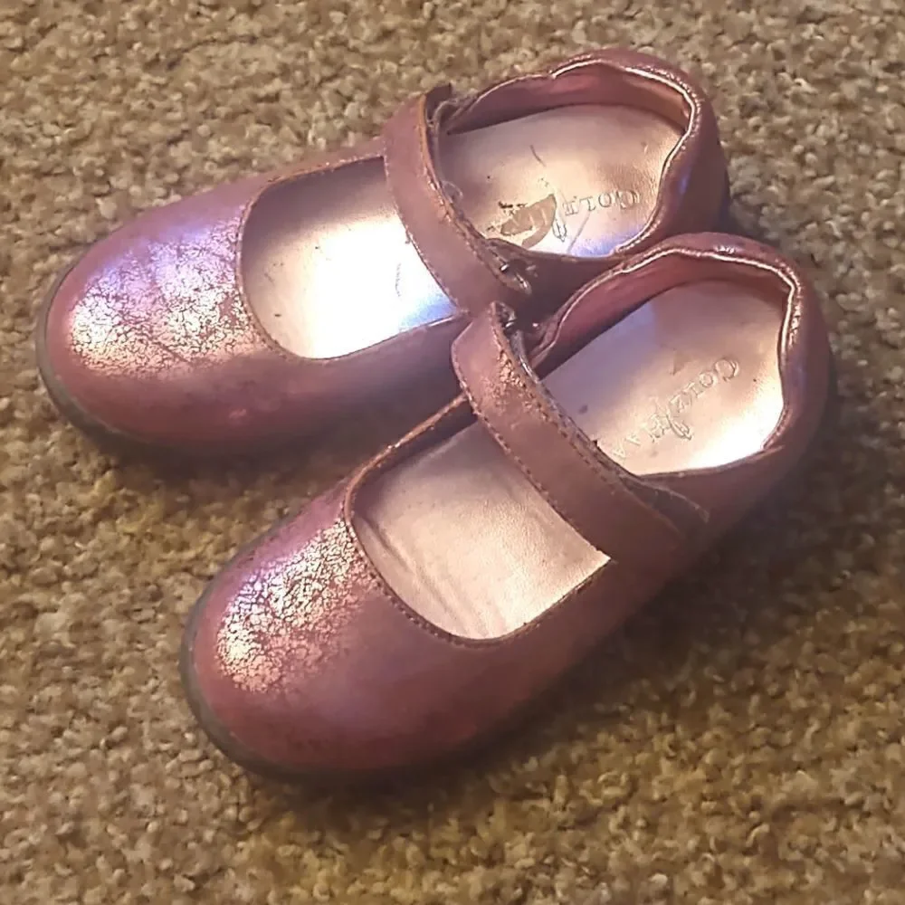 Cole Haan Air Sheila Comfy Mary Jane Girls Toddlers Shoes Size 8 Fuchsia Pink